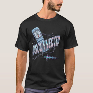 T-shirt Vinyle mélancolique de téléphone à bascule Y2K déc