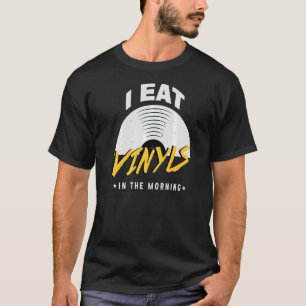 T-shirt Vinyls Dj Deejay Casques de musique Bass Rock Pop