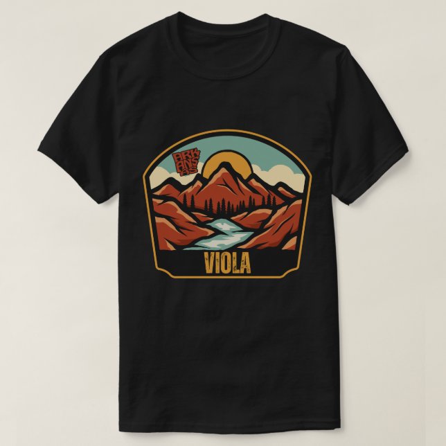 T-shirt Viola, Arkansas (Design devant)