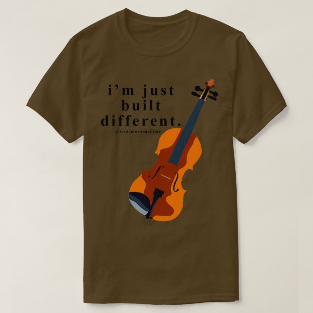 T-shirt Viola Im juste construit différent (Design devant)