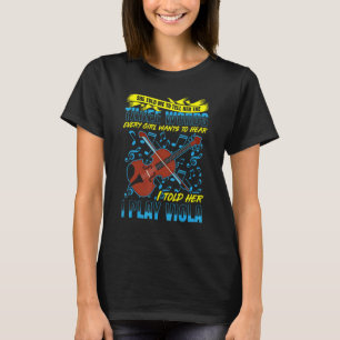 T-shirt Viola Jouer Viola Musique Violoniste Joueur Orches