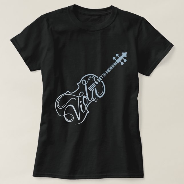 T-shirt Viola Le cadeau de Dieu à l'orchestre Viola Instru (Design devant)