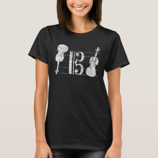 T-shirt Violas et Alto Clef Viola Violist
