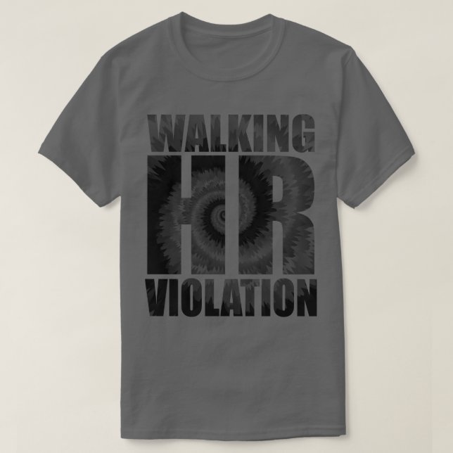T-shirt Violation à pied de sa r 1 (Design devant)
