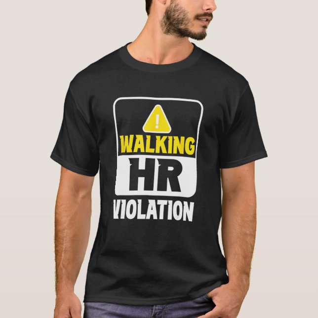 T-shirt Violation de l'heure de marche Emploi Profession d (Devant)