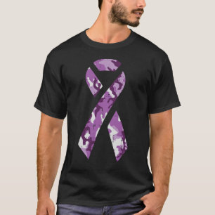 T-shirt Violence domestique Campus Violet Ribbon Sensibili