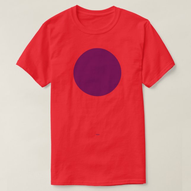 T-shirt Violet circulaire Crayola (Design devant)