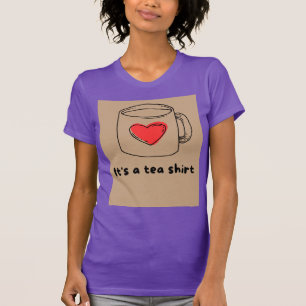 T-shirt violet demi-manches