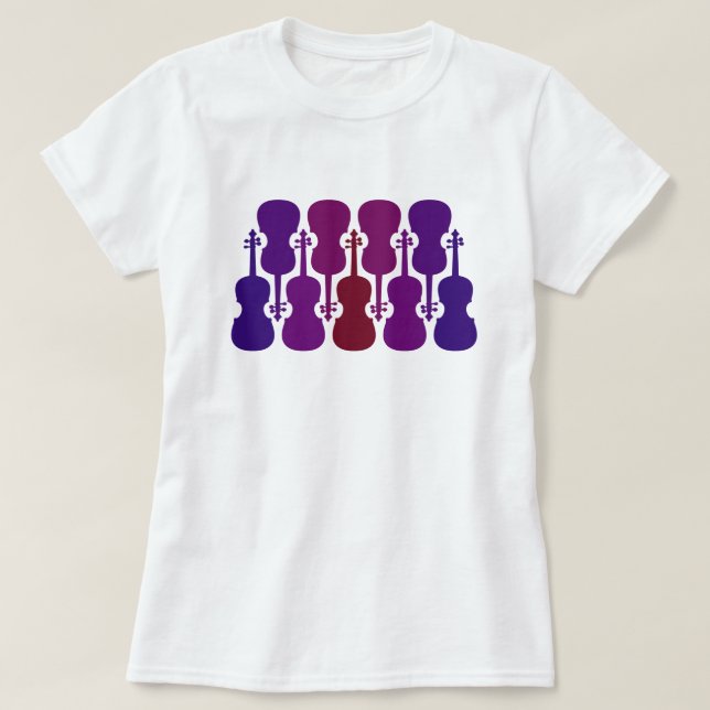 T-shirt Violet Fade (Design devant)