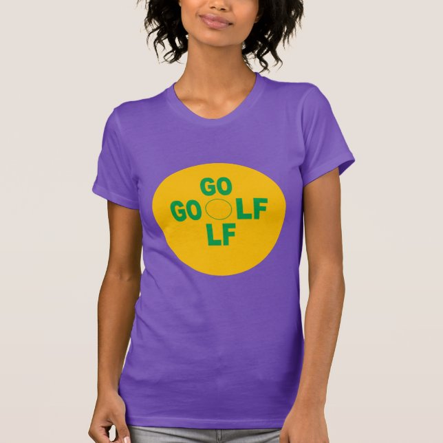T-shirt  violet femme   SPORT  GOLF  (Devant)