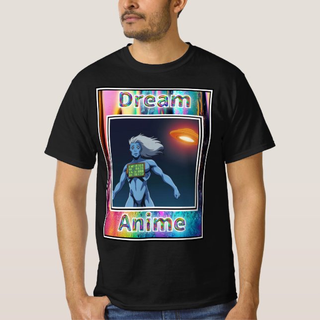 T-shirt Violet Flames Dream Anime (Devant)