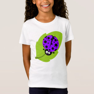 T-Shirt Violet Violet Ladybug