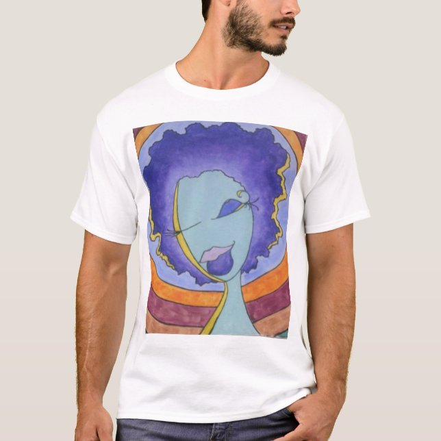 T-shirt "Violette " (Devant)