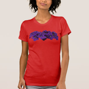 T-shirt Violette africaine