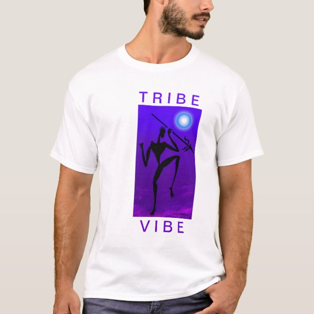 T-shirt Violette de VIBE de TRIBU (Devant)