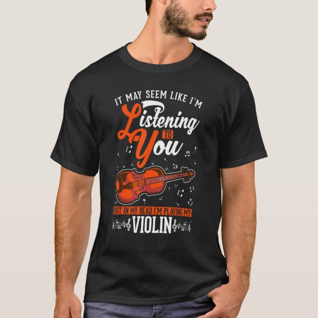 T-shirt Violin Violin Teacher Violinist 1 (Devant)