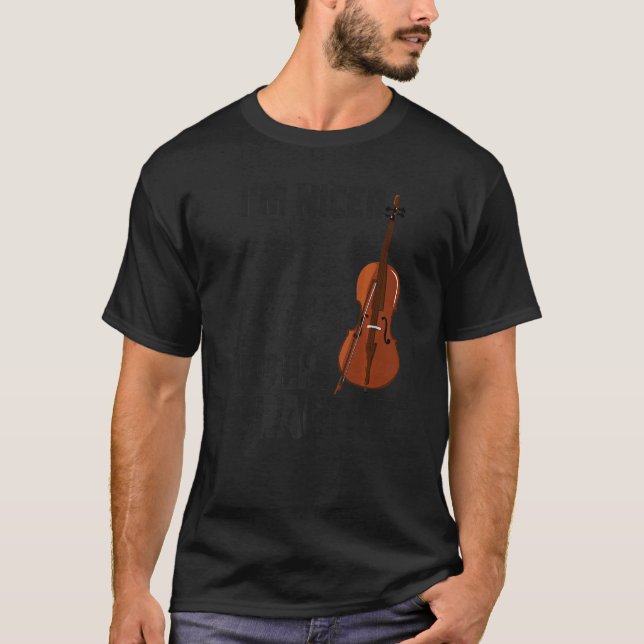 T-shirt Violin Violinist I'm Nicer After Violin Practice (Devant)
