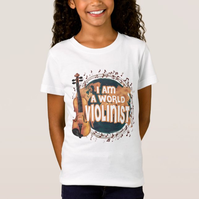 T-Shirt violinist world (Devant)
