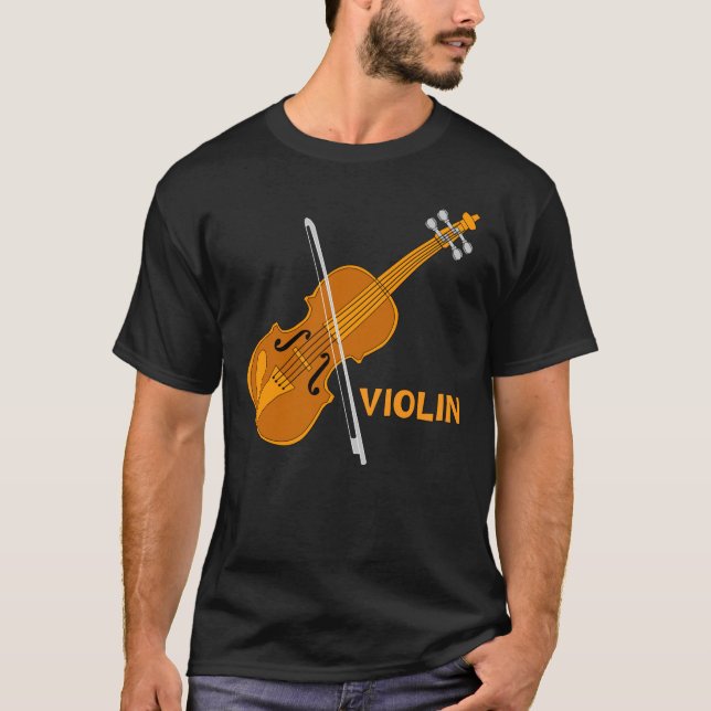 T-shirt violon (Devant)