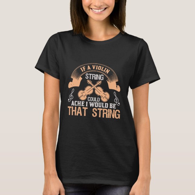 T-shirt violon (Devant)