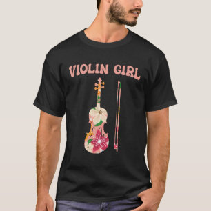 T-shirt Violon à cordes de musique Instrut violon