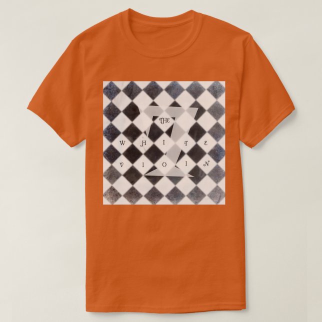 T-shirt Violon blanc 2 (Design devant)