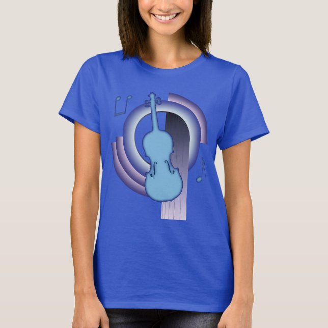 T-shirt Violon Deco2 (Devant)