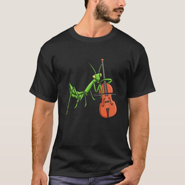 T-shirt Violon Entomologiste de la collecte des insectes (Devant)