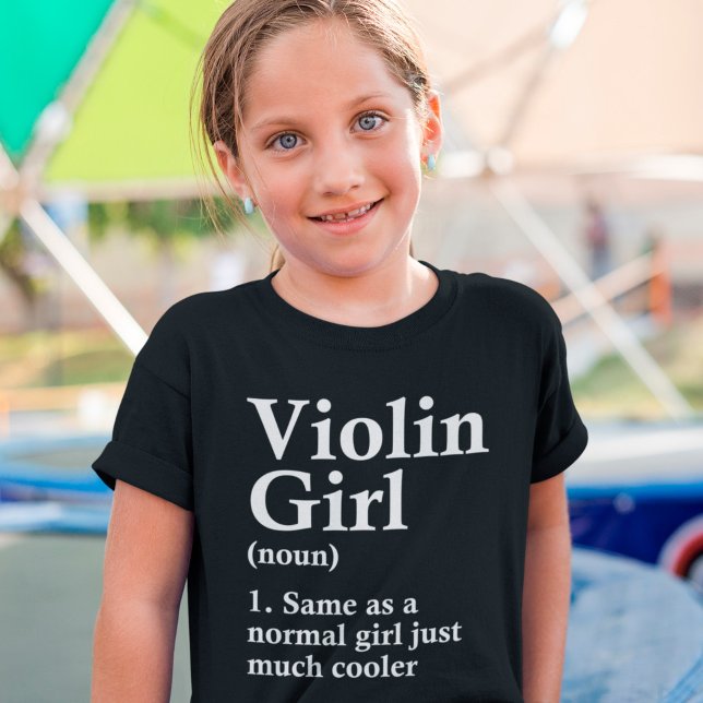 T-shirt Violon Fille Amusante Définition Humour Amoureux d (Créateur téléchargé)