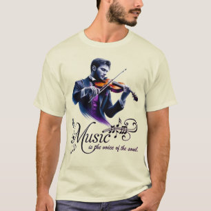 T-shirt violon homme violon