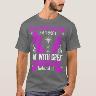 T-shirt Violon Jouer Est L'Art Physique