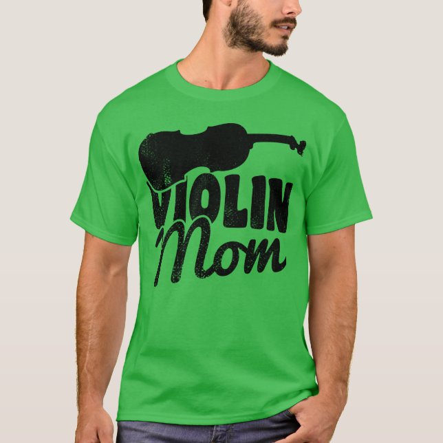 T-shirt Violon Mère amis (Devant)
