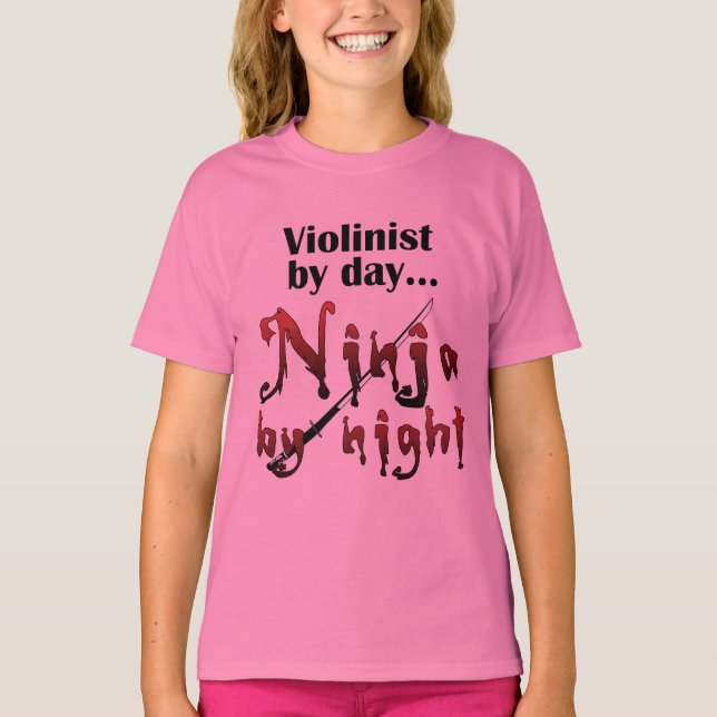 T-shirt Violon Ninja (Devant)