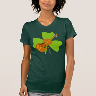T-shirt Violon shamrock