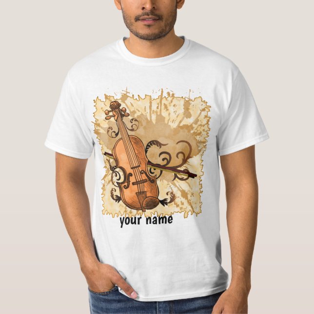 T-shirt Violon Tourbillon (Devant)