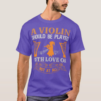 T-shirt violon violon joueur violon joueur de violon 1