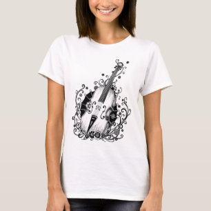 T-shirt Violon/violoncelle