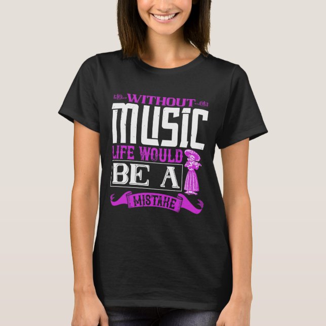 T-shirt Violon violoniste don (Devant)