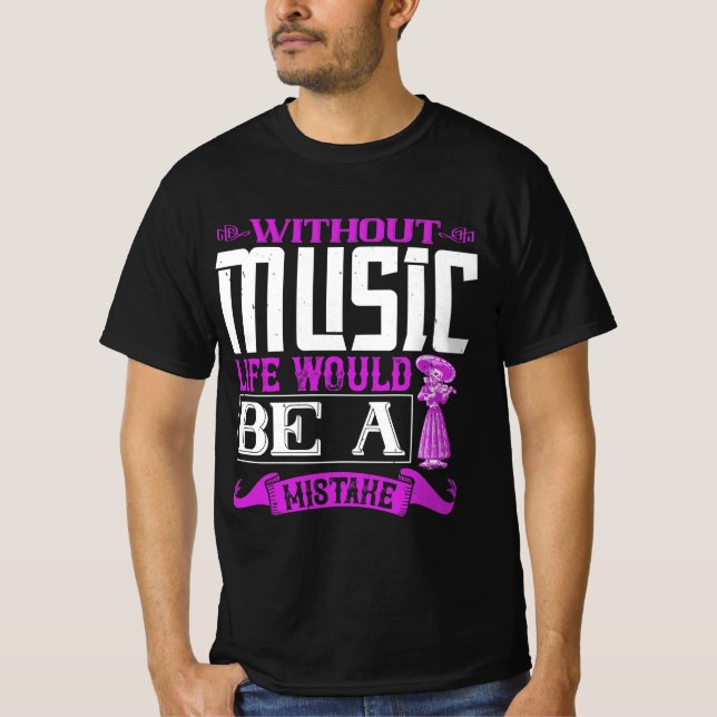 T-shirt Violon violoniste don (Devant)