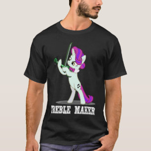 T-shirt Violon violoniste Unicorne de Treble Maker