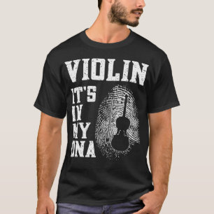 T-shirt Violon violoniste Violon C'est dans mon ADN emprei