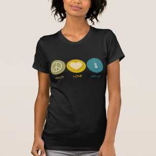 T-shirt Violoncelle d'amour de paix