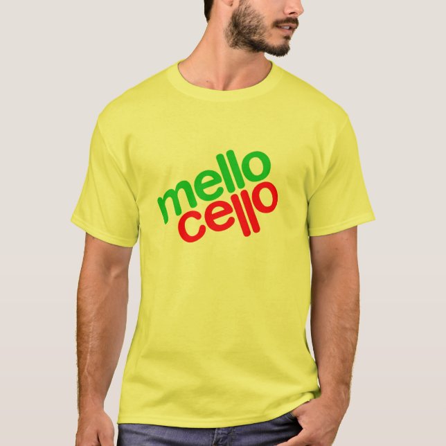 T-shirt violoncelle de mello (hommes) (Devant)
