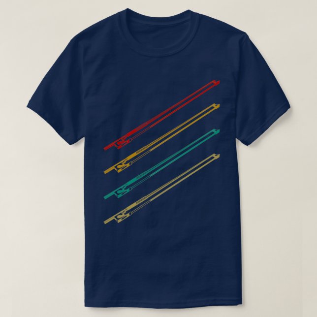 T-shirt violoncelle rétro arc cello (Design devant)