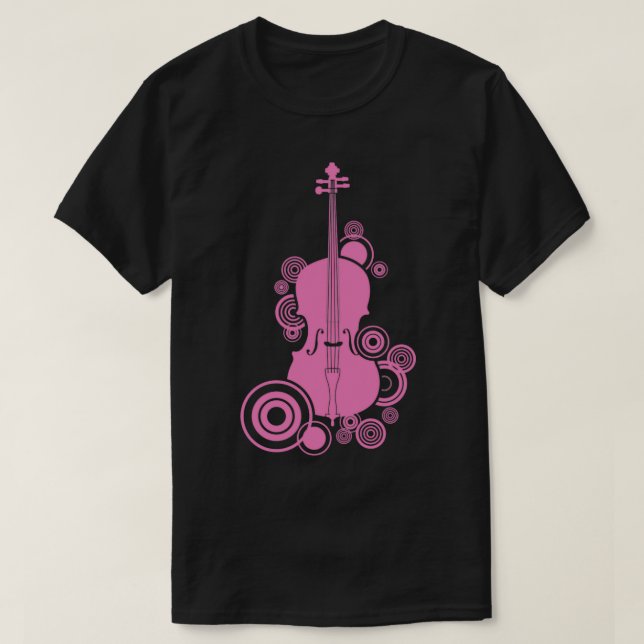 T-shirt Violoncello Violoncelle basse Violon instrument à  (Design devant)