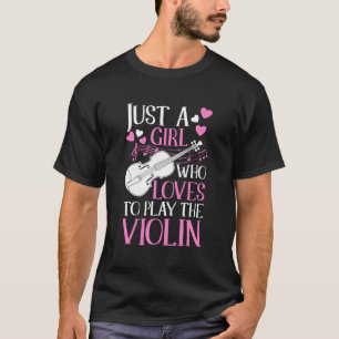 T-shirt Violoniste Comme Une Fille Normale Juste Violon Gl