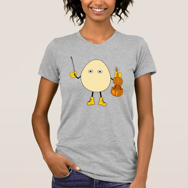 T-shirt Violoniste d'Egghead (Devant)