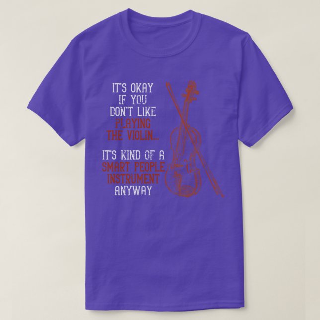 T-shirt Violoniste drôle Violon cadeau (Design devant)