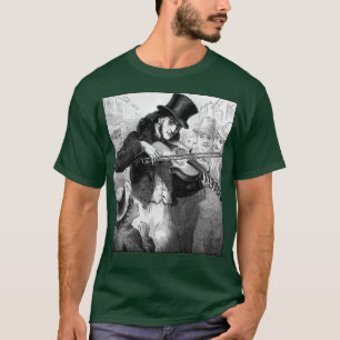 T-shirt Violoniste et compositeur Paganini en musici de ru