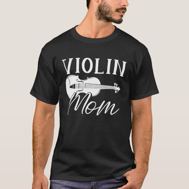 T-shirt Violoniste maman Fiddle Fiddler Violon (Devant)